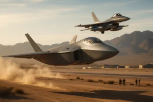Nel deserto del Nevada: il primo esercizio reale dei caccia senza pilota dell’Air Force