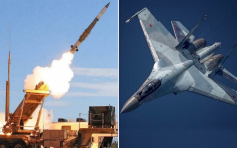Un caccia russo Su-35 sarebbe stato abbattuto in un’imboscata dai Patriot ucraini
