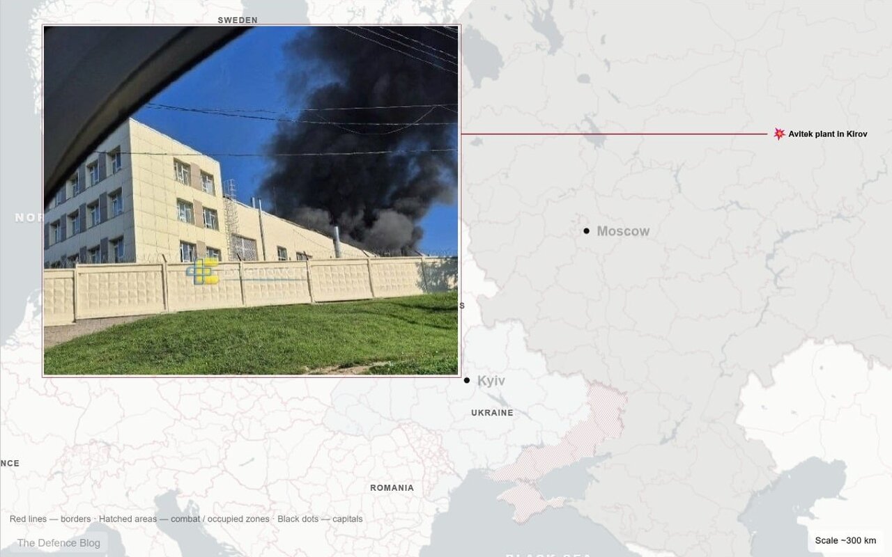 Un missile da crociera ucraino colpisce uno stabilimento militare russo a Kirov
