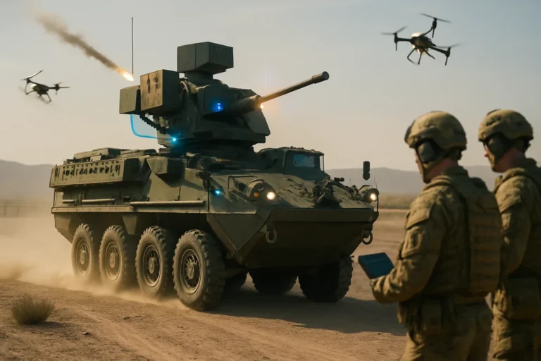 Il potenziamento anti-drone del Stryker: come il sistema SGT STOUT M-SHORAD si è adattato alla minaccia dei piccoli UAV