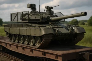 T-80BVM modernizzato su rotaia: osservazione, caratteristiche e implicazioni
