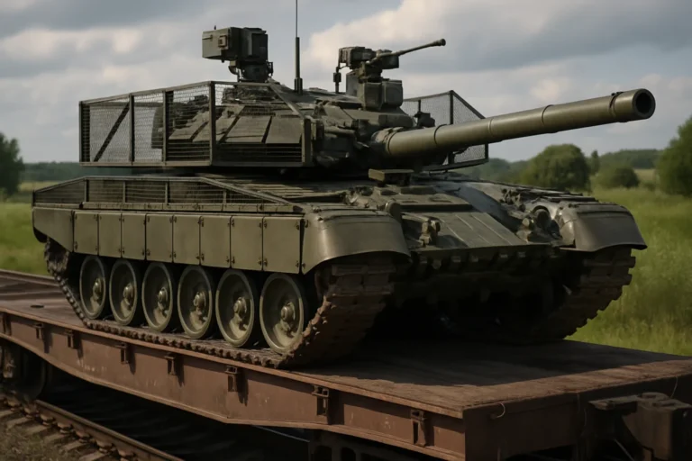 T-80BVM modernizzato su rotaia: osservazione, caratteristiche e implicazioni
